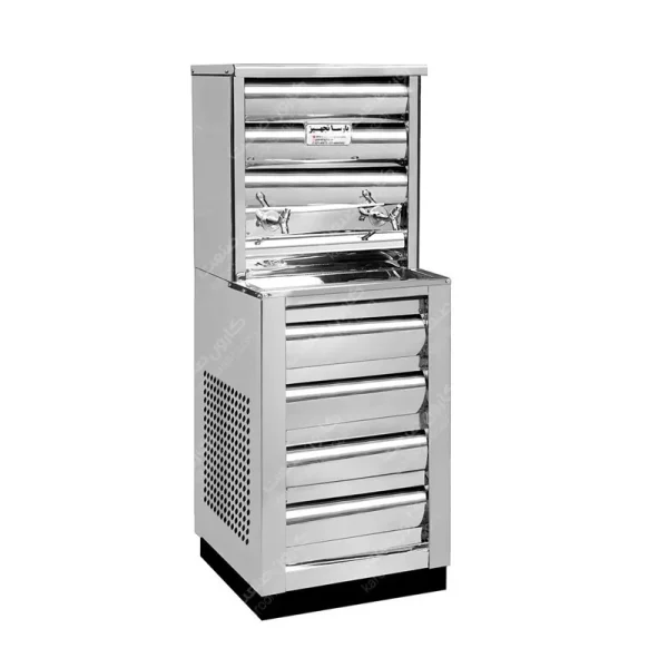 آبسرد کن دو شیر استیل صنعتی