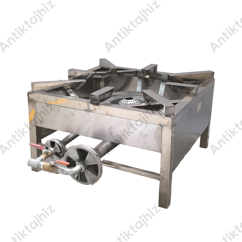 اجاق گاز سه شعله بزرگ کورهدار فشار قوی