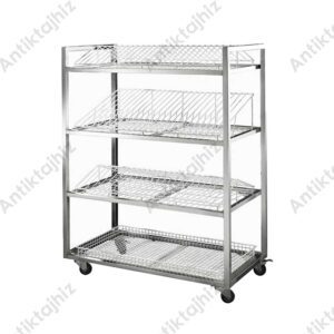 ترولی آبچکان 4 طبقه با توری