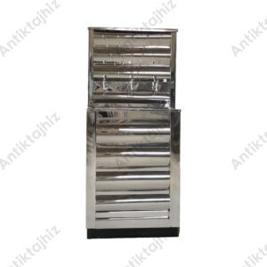 آبسردکن ۳ شیر استیل صنعتی آنتیک