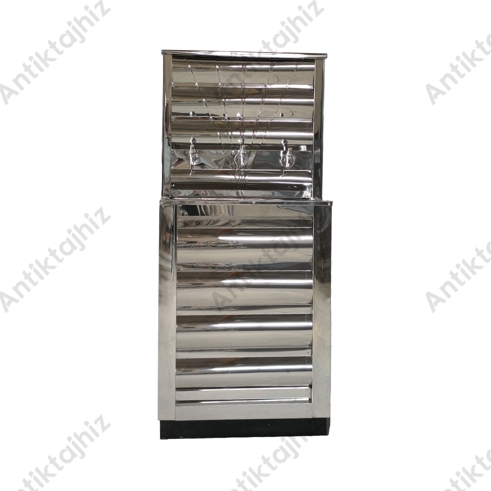 آبسردکن ۳ شیر استیل صنعتی آنتیک