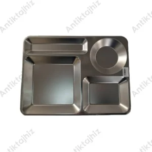 ظرف سلف سرویس استیل ۴ خانه